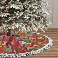 Mele Kalikimaka Pakalana Pikake Lei Tree Skirt Hawaiian Rodeo Paniolo Omaomao Palaka LT9 - Polynesian Pride