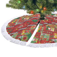 Mele Kalikimaka Pakalana Pikake Lei Tree Skirt Hawaiian Rodeo Paniolo Omaomao Palaka LT9 - Polynesian Pride