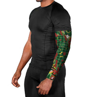 Mele Kalikimaka Pakalana Pikake Lei Arm Sleeves Hawaiian Rodeo Paniolo Ulaula Palaka LT9 - Polynesian Pride