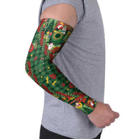 Mele Kalikimaka Pakalana Pikake Lei Arm Sleeves Hawaiian Rodeo Paniolo Ulaula Palaka LT9 - Polynesian Pride