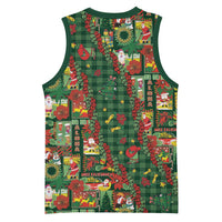 Mele Kalikimaka Pakalana Pikake Lei Basketball Jersey Hawaiian Rodeo Paniolo Ulaula Palaka LT9 - Polynesian Pride
