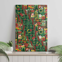 Mele Kalikimaka Pakalana Pikake Lei Canvas Wall Art Hawaiian Rodeo Paniolo Ulaula Palaka LT9 - Polynesian Pride