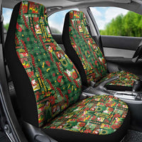 Mele Kalikimaka Pakalana Pikake Lei Car Seat Cover Hawaiian Rodeo Paniolo Ulaula Palaka LT9 - Polynesian Pride
