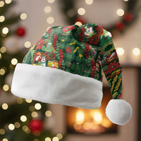 Mele Kalikimaka Pakalana Pikake Lei Christmas Santa Hat Hawaiian Rodeo Paniolo Ulaula Palaka LT9 Without Fur Red - Polynesian Pride