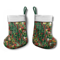 Mele Kalikimaka Pakalana Pikake Lei Christmas Stocking Hawaiian Rodeo Paniolo Ulaula Palaka LT9 - Polynesian Pride
