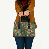 Mele Kalikimaka Pakalana Pikake Lei Leather Bag Hawaiian Rodeo Paniolo Ulaula Palaka LT9 - Polynesian Pride