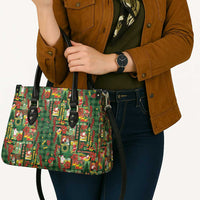 Mele Kalikimaka Pakalana Pikake Lei Leather Bag Hawaiian Rodeo Paniolo Ulaula Palaka LT9 - Polynesian Pride