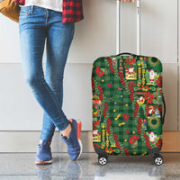 Mele Kalikimaka Pakalana Pikake Lei Luggage Cover Hawaiian Rodeo Paniolo Ulaula Palaka LT9 - Polynesian Pride