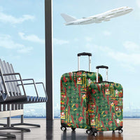Mele Kalikimaka Pakalana Pikake Lei Luggage Cover Hawaiian Rodeo Paniolo Ulaula Palaka LT9 - Polynesian Pride