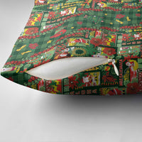 Mele Kalikimaka Pakalana Pikake Lei Pillow Cover Hawaiian Rodeo Paniolo Ulaula Palaka LT9 - Polynesian Pride