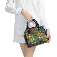 Mele Kalikimaka Pakalana Pikake Lei Shoulder Handbag Hawaiian Rodeo Paniolo Ulaula Palaka LT9 - Polynesian Pride