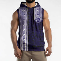 Tonga Queen Salote College 100 years Sleeveless Hoodie QSC 1926-2026 Tongan Pattern