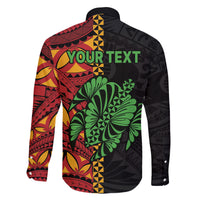 Personalised Tonga Emancipation Day Family Matching Off The Shoulder Long Sleeve Dress and Hawaiian Shirt Puleanga Fakatui O Since 1970 LT9 - Polynesian Pride