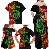 Personalised Tonga Emancipation Day Family Matching Off Shoulder Maxi Dress and Hawaiian Shirt Puleanga Fakatui O Since 1970 LT9 - Polynesian Pride
