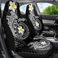 Aloha Hammerhead Shark Car Seat Cover Black Hawaiian Kakau Tribal Tattoo LT9 - Polynesian Pride