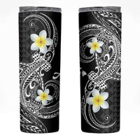 Aloha Hammerhead Shark Skinny Tumbler Black Hawaiian Kakau Tribal Tattoo LT9 Black - Polynesian Pride