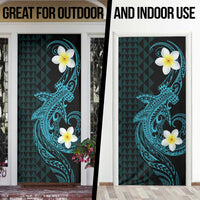 Aloha Hammerhead Shark Door Cover Calypso Hawaiian Kakau Tribal Tattoo LT9 - Polynesian Pride