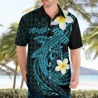 Aloha Hammerhead Shark Hawaiian Shirt Calypso Hawaiian Kakau Tribal Tattoo LT9 - Polynesian Pride