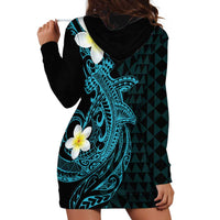 Aloha Hammerhead Shark Hoodie Dress Calypso Hawaiian Kakau Tribal Tattoo LT9 - Polynesian Pride