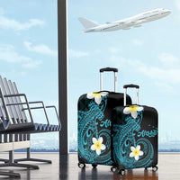 Aloha Hammerhead Shark Luggage Cover Calypso Hawaiian Kakau Tribal Tattoo LT9 - Polynesian Pride