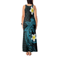 Aloha Hammerhead Shark Tank Maxi Dress Calypso Hawaiian Kakau Tribal Tattoo LT9 - Polynesian Pride