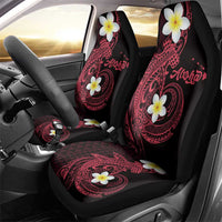 Aloha Hammerhead Shark Car Seat Cover Feverish Pink Hawaiian Kakau Tribal Tattoo LT9 - Polynesian Pride