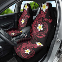 Aloha Hammerhead Shark Car Seat Cover Feverish Pink Hawaiian Kakau Tribal Tattoo LT9 - Polynesian Pride