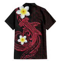 Aloha Hammerhead Shark Family Matching Mermaid Dress and Hawaiian Shirt Feverish Pink Hawaiian Kakau Tribal Tattoo LT9 - Polynesian Pride