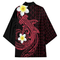 Aloha Hammerhead Shark Kimono Feverish Pink Hawaiian Kakau Tribal Tattoo LT9 - Polynesian Pride