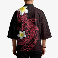 Aloha Hammerhead Shark Kimono Feverish Pink Hawaiian Kakau Tribal Tattoo LT9 - Polynesian Pride