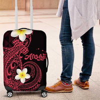 Aloha Hammerhead Shark Luggage Cover Feverish Pink Hawaiian Kakau Tribal Tattoo LT9 Pink - Polynesian Pride