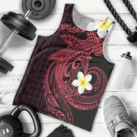 Aloha Hammerhead Shark Men Tank Top Feverish Pink Hawaiian Kakau Tribal Tattoo LT9 - Polynesian Pride