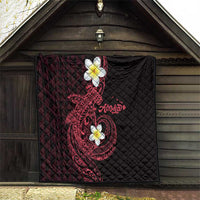 Aloha Hammerhead Shark Quilt Feverish Pink Hawaiian Kakau Tribal Tattoo LT9 - Polynesian Pride