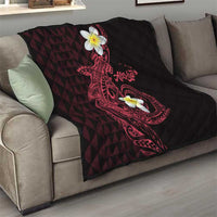 Aloha Hammerhead Shark Quilt Feverish Pink Hawaiian Kakau Tribal Tattoo LT9 - Polynesian Pride