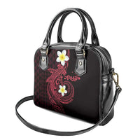 Aloha Hammerhead Shark Shoulder Handbag Feverish Pink Hawaiian Kakau Tribal Tattoo LT9 - Polynesian Pride