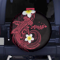 Aloha Hammerhead Shark Spare Tire Cover Feverish Pink Hawaiian Kakau Tribal Tattoo LT9 No hole Pink - Polynesian Pride