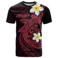 Aloha Hammerhead Shark T Shirt Feverish Pink Hawaiian Kakau Tribal Tattoo LT9 Pink - Polynesian Pride