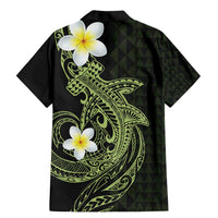 Aloha Hammerhead Shark Family Matching Mermaid Dress and Hawaiian Shirt Lime Rickey Hawaiian Kakau Tribal Tattoo LT9 - Polynesian Pride