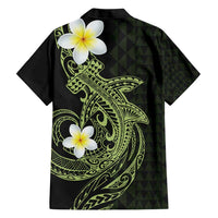Aloha Hammerhead Shark Hawaiian Shirt Lime Rickey Hawaiian Kakau Tribal Tattoo LT9 - Polynesian Pride