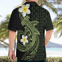 Aloha Hammerhead Shark Hawaiian Shirt Lime Rickey Hawaiian Kakau Tribal Tattoo LT9 - Polynesian Pride