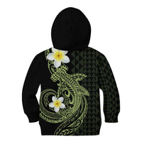 Aloha Hammerhead Shark Kid Hoodie Lime Rickey Hawaiian Kakau Tribal Tattoo LT9 - Polynesian Pride