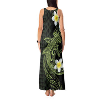 Aloha Hammerhead Shark Tank Maxi Dress Lime Rickey Hawaiian Kakau Tribal Tattoo LT9 - Polynesian Pride