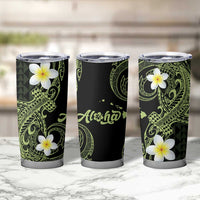 Aloha Hammerhead Shark Tumbler Cup Lime Rickey Hawaiian Kakau Tribal Tattoo LT9 - Polynesian Pride