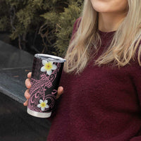 Aloha Hammerhead Shark Tumbler Cup Vivacious Pink Hawaiian Kakau Tribal Tattoo LT9 - Polynesian Pride