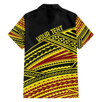 Personalised Tonga Ha apai High School Family Matching Puletasi and Hawaiian Shirt Ngatu Fonulei Pattern LT9 - Polynesian Pride