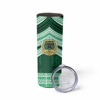 Personalised Tonga Saineha High School Skinny Tumbler Polynesian Ngatu Tribal LT9 - Polynesian Pride