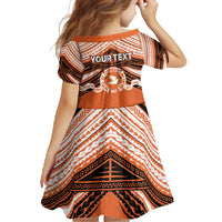 Personalised Tonga Tailulu College Family Matching Summer Maxi Dress and Hawaiian Shirt Polynesian Ngatu Tribal