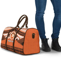 Personalised Tonga Tailulu College Travel Bag Polynesian Ngatu Tribal - Polynesian Pride