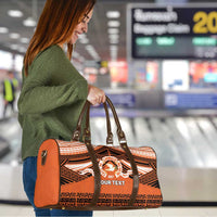 Personalised Tonga Tailulu College Travel Bag Polynesian Ngatu Tribal - Polynesian Pride