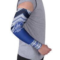 Personalised Tonga Taufa'ahau Pilolevu College Arm Sleeves Polynesian Ngatu Tribal - Polynesian Pride